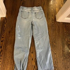 So Siper high rise wide leg ripped jeans